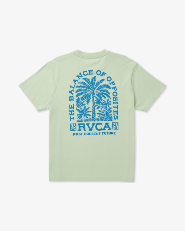 0 Palmgrove - Short Sleeve T-Shirt for Men Green 23A351615 RVCA