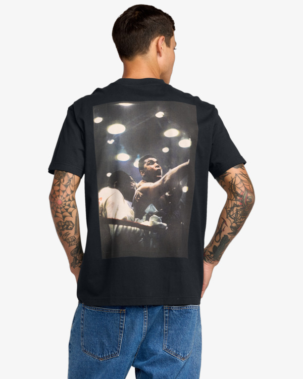 3 Ali Ringside - Short Sleeve T-Shirt for Men Black 23A353527 RVCA