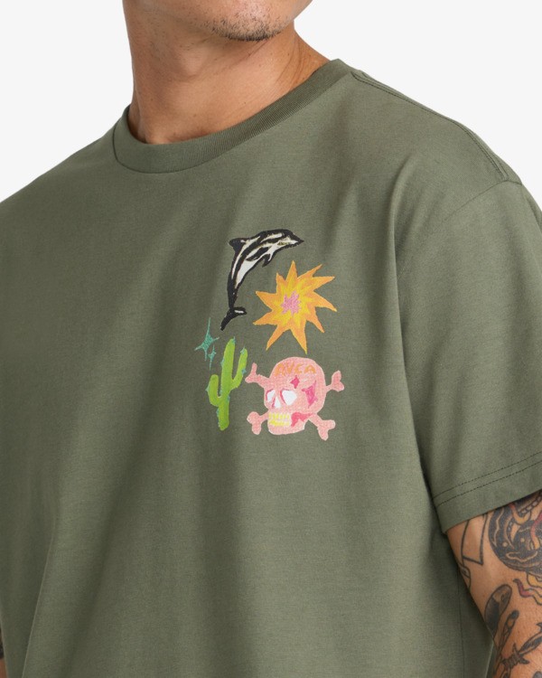4 Dani Miller Hard Way Verde 23A353612 RVCA