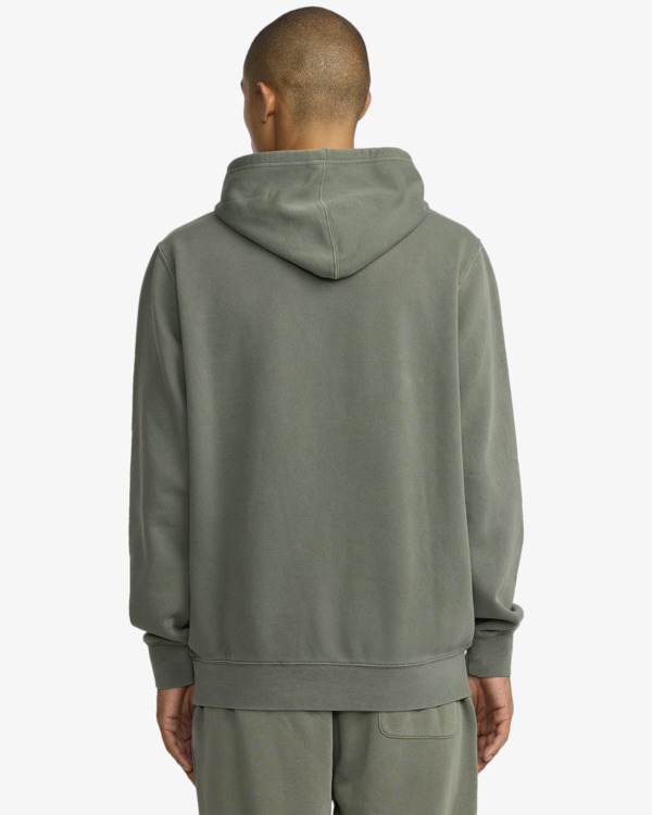 3 Ptc 2 - Sweatshirt com capuz para homem Verde 23A413503 RVCA