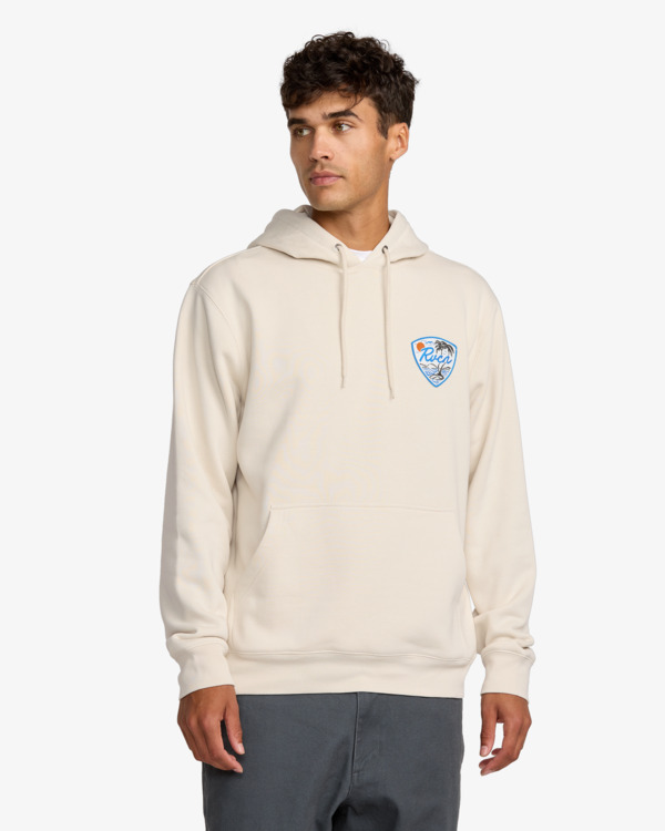 2 Current - Hoodie for Men White 23A413507 RVCA