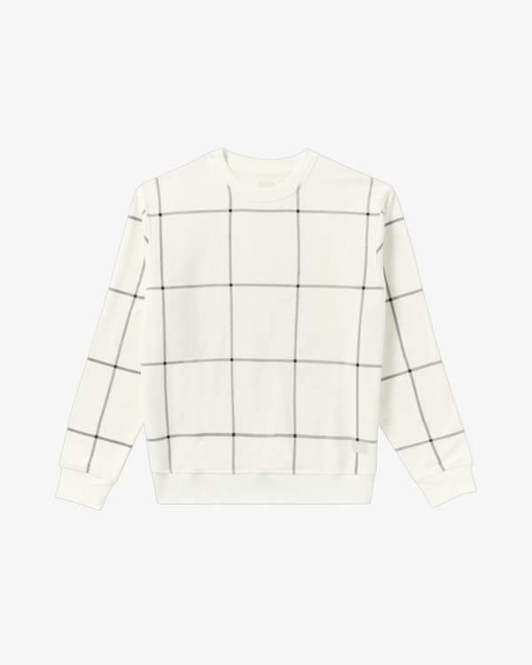 0 Vacancy Window Pane - Sweatshirt for Men White 23A463507 RVCA