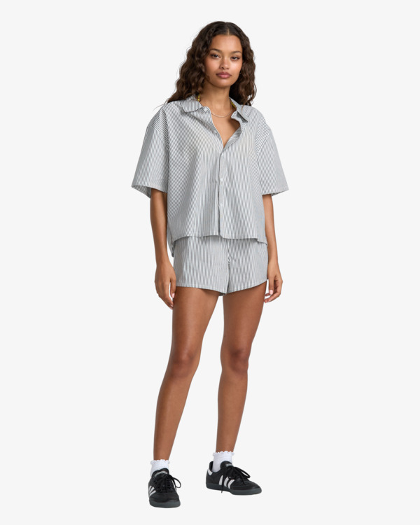 1 Mikey Top Brown 23B042503 RVCA