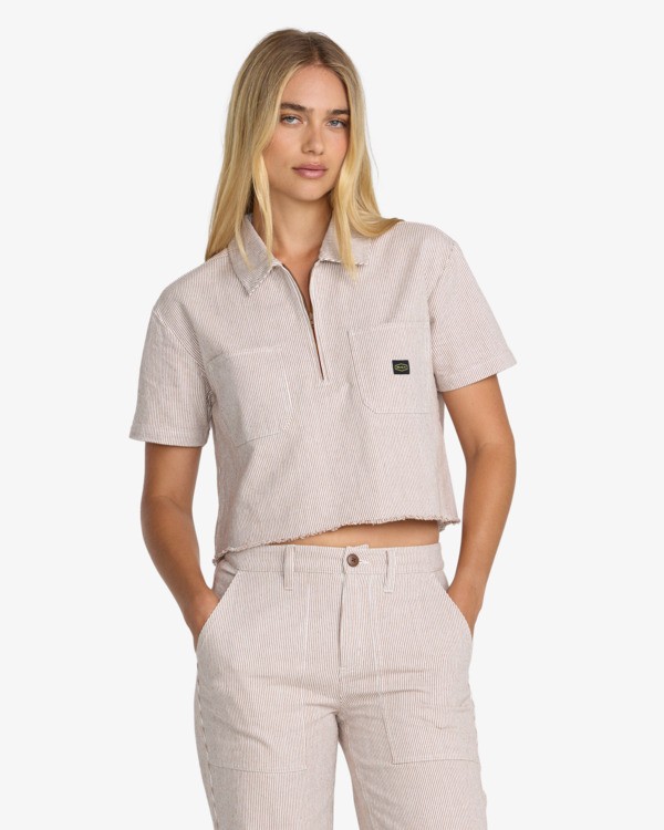 0 Labour Dayshift Brown 23B042607 RVCA