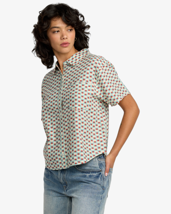 2 Nauti - Long Sleeve Shirt for Women Blue 23B043501 RVCA