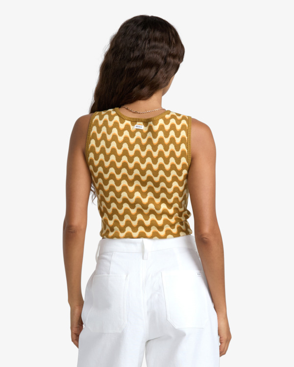 1 Alexa - Sleeveless Jumper Vest for Women Beige 23B072502 RVCA