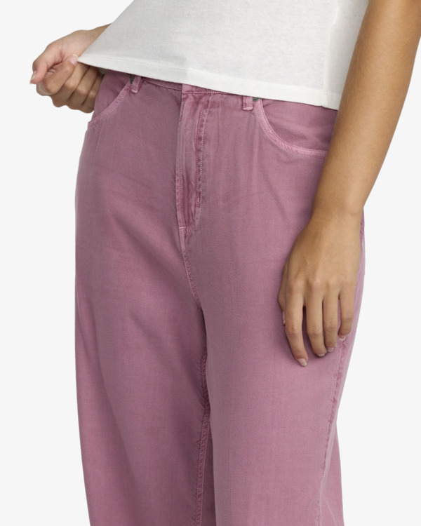 2 Coco - Fixed Waist Pants for Women Purple 23B111501 RVCA