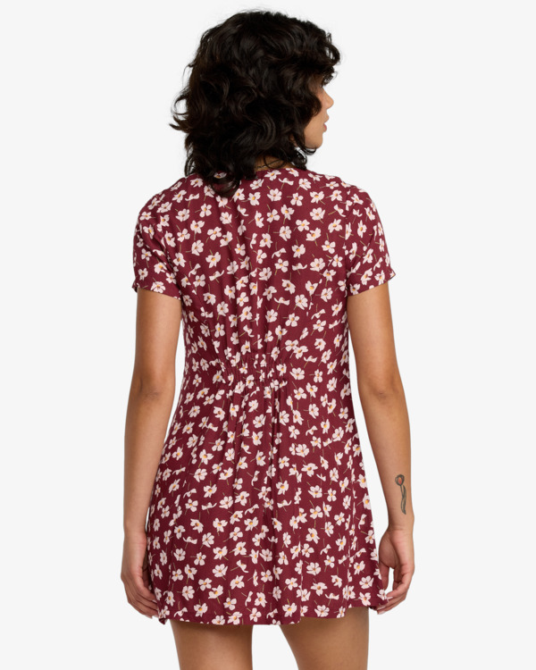 1 Understated - Vestido abotonado para mujer Rojo 23B131508 RVCA