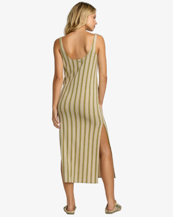 1 Willow - Vestido ajustado de tirantes para mujer Verde 23B133501 RVCA