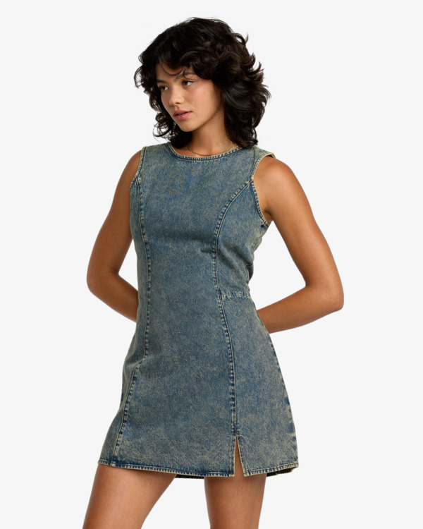 3 Jessie - Vestido mini para mulher Azul 23B133506 RVCA