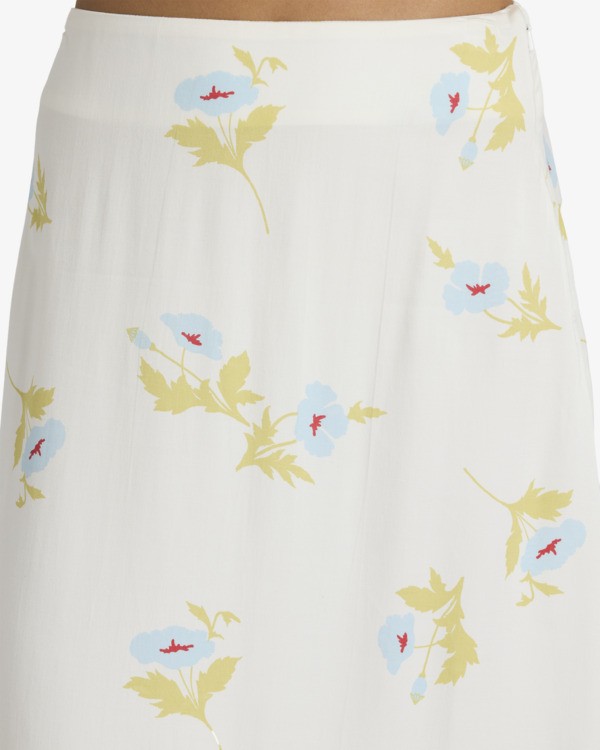 2 Annika - Midirock f&uuml;r Frauen Weiss 23B142503 RVCA