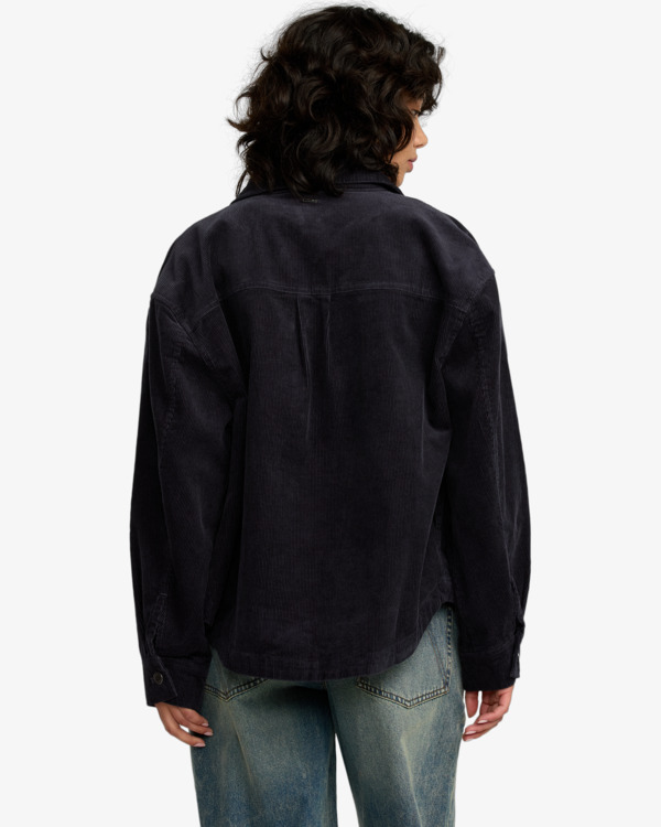1 Birdie - Chaqueta de pana para mujer Marron 23B163501 RVCA