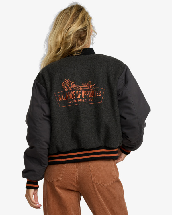 1 Ryan - Bomberjacke für Frauen Schwarz 23B163507 RVCA