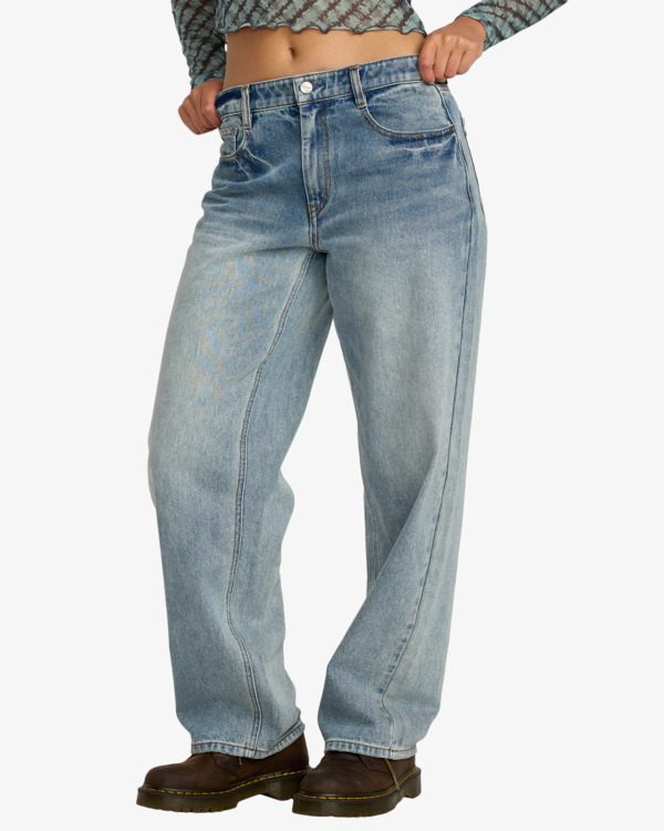 3 Coco - Jeans in denim da Donna Blue 23B193500 RVCA