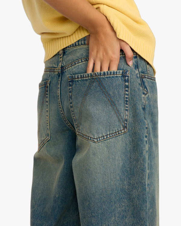2 Loosey - Jeans comodi da Donna Blue 23B193501 RVCA