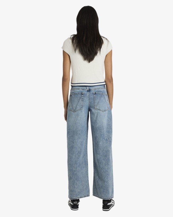 1 Loosey - Relaxed Jeans for Women Black 23B193501 RVCA