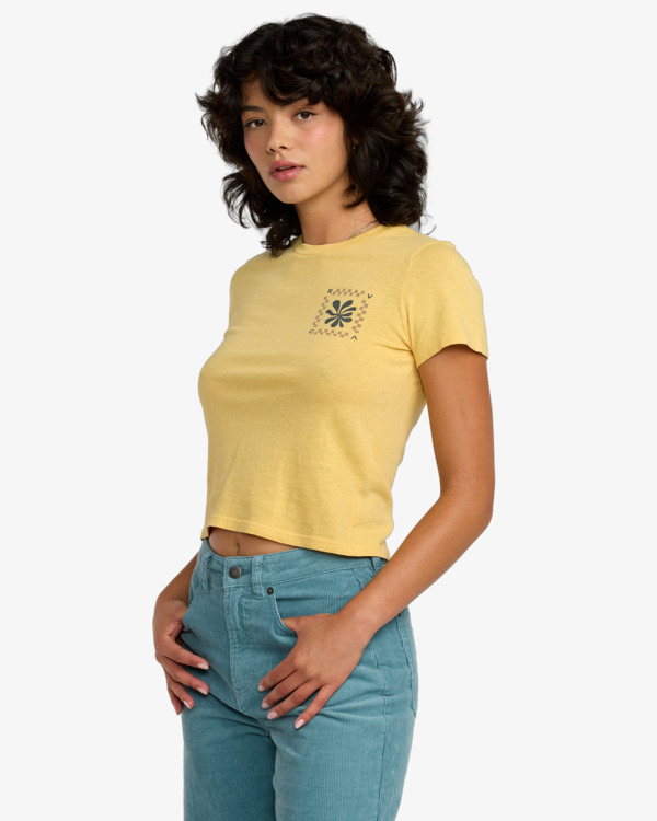 2 411 - Fitted T-Shirt for Women Purple 23B353510 RVCA
