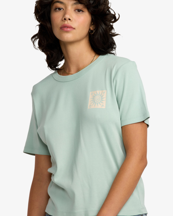 2 Daily - T-Shirt mit Relaxed Fit für Frauen Blau 23B353511 RVCA