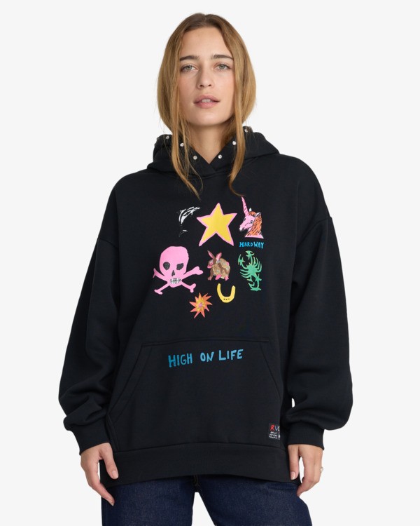 0 Dani Miller Oversized Noir 23B413633 RVCA
