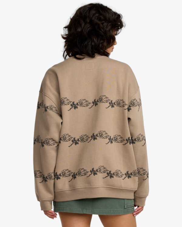 1 Anp Spankyfriend - Sudadera para mujer Verde 23B463502 RVCA