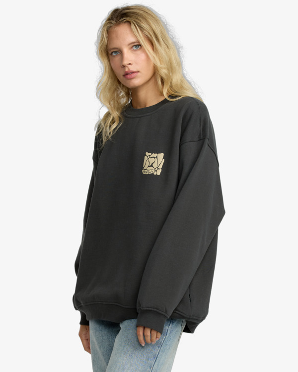 2 Baggiefriend - Sudadera para mujer Negro 23B463504 RVCA