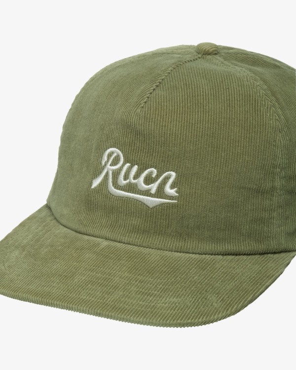 2 Frame Up Cord - Snapback Cap for Men Green 23D553505 RVCA