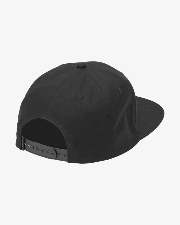3 VA Infield - Boné Snapback para homem Preto 23D553511 RVCA