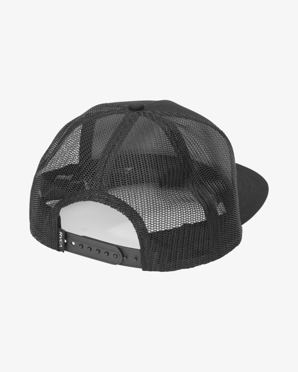 3 Benj Tiger Eyes - Trucker Cap for Men Black 23D553514 RVCA