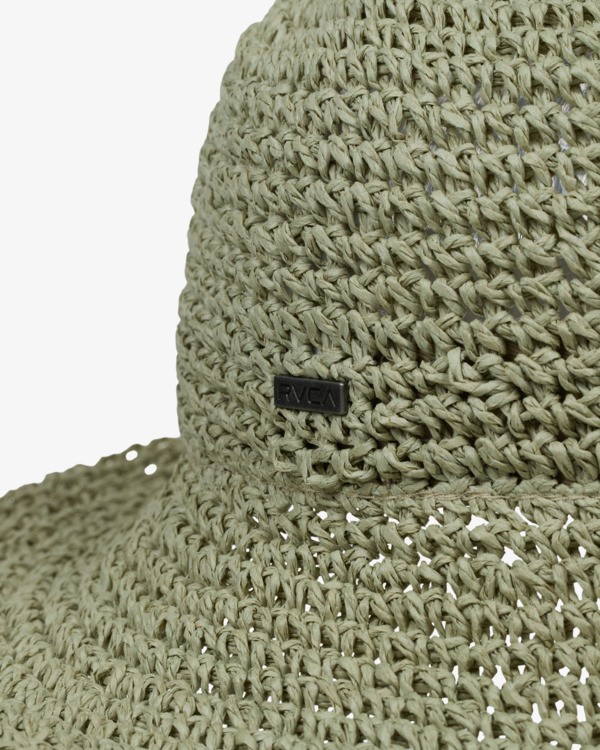 2 Mesa - Straw Hat for Women Green 23E551505 RVCA