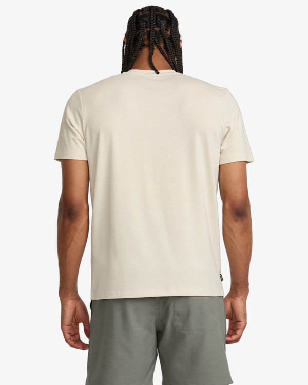 3 Balance - Maglietta tecnica da Uomo Gray 23MS011502 RVCA