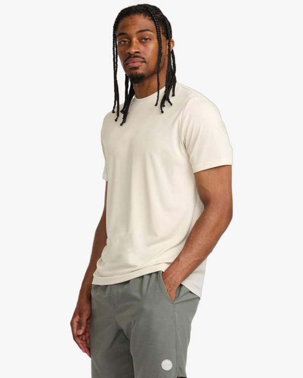 4 Balance - Maglietta tecnica da Uomo Gray 23MS011502 RVCA