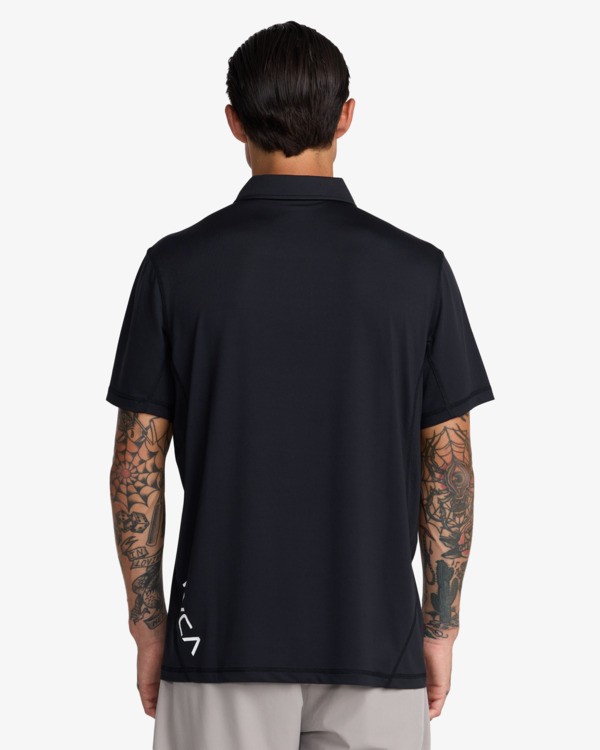 1 Sport Vent - Camisa pólo técnica para homem Preto 23MS013503 RVCA