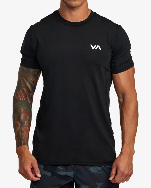 0 Sport Vent - T-shirt técnica para homem Preto 23MS013505 RVCA