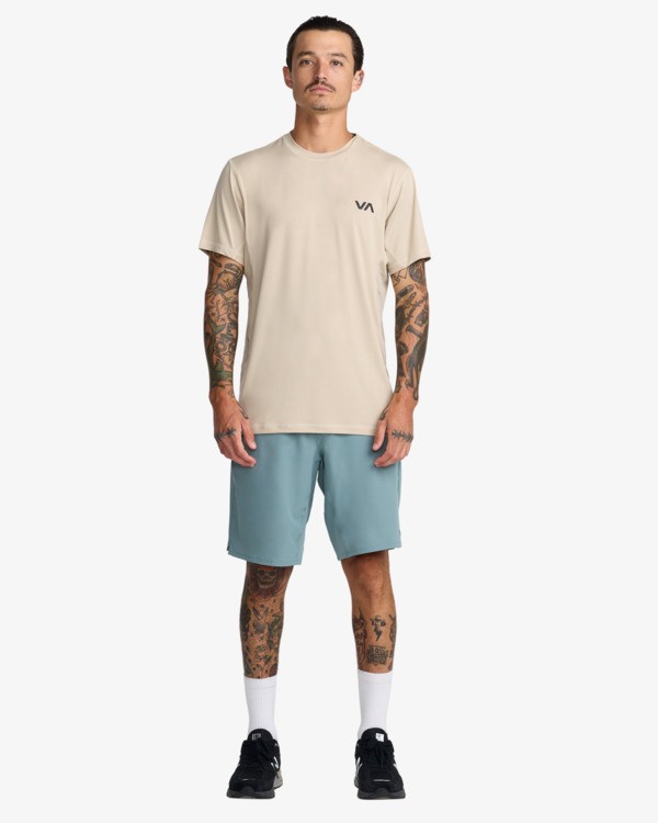 6 Sport Vent - Technical T-Shirt for Men Green 23MS013505 RVCA