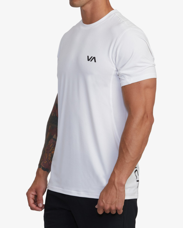 2 Sport Vent - T-shirt técnica para homem Branco 23MS013505 RVCA