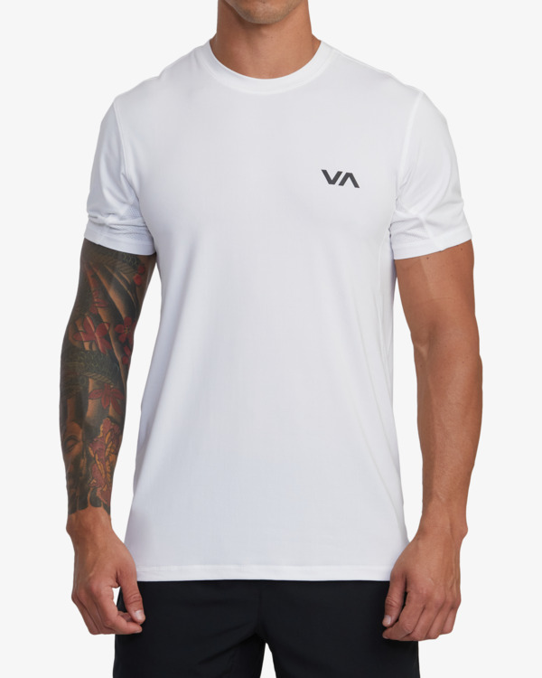 0 Sport Vent - T-shirt técnica para homem Branco 23MS013505 RVCA