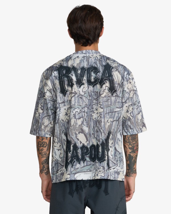 1 Tapout Mesh Jersey Gris 23MS013605 RVCA