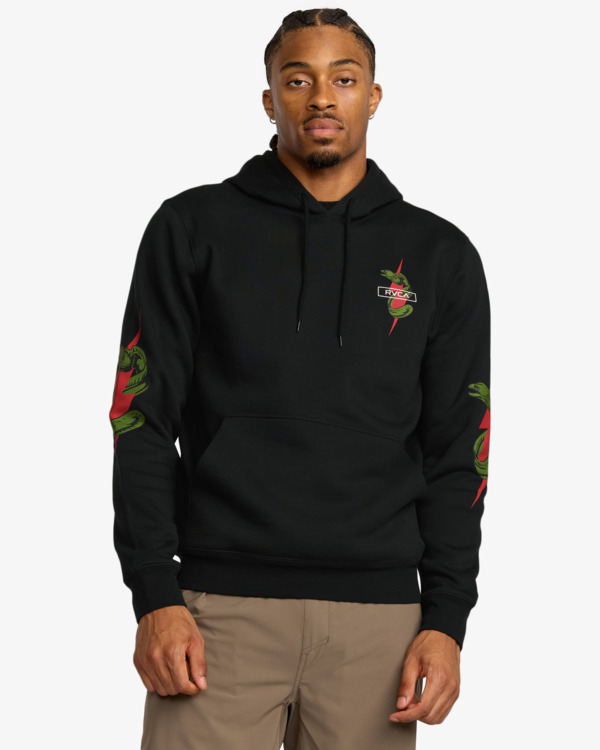 2 Shock Squad - Sweat à capuche pour Homme Noir 23MS034120 RVCA
