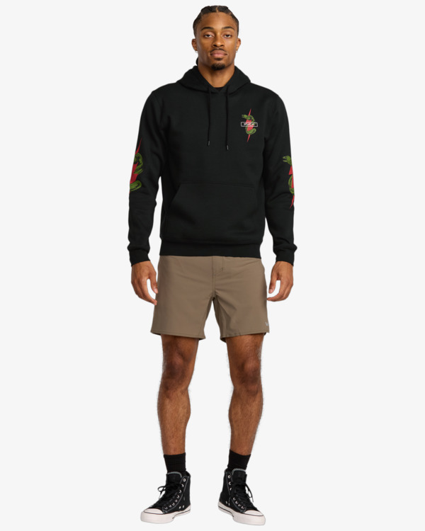5 Shock Squad - Sweat à capuche pour Homme Noir 23MS034120 RVCA