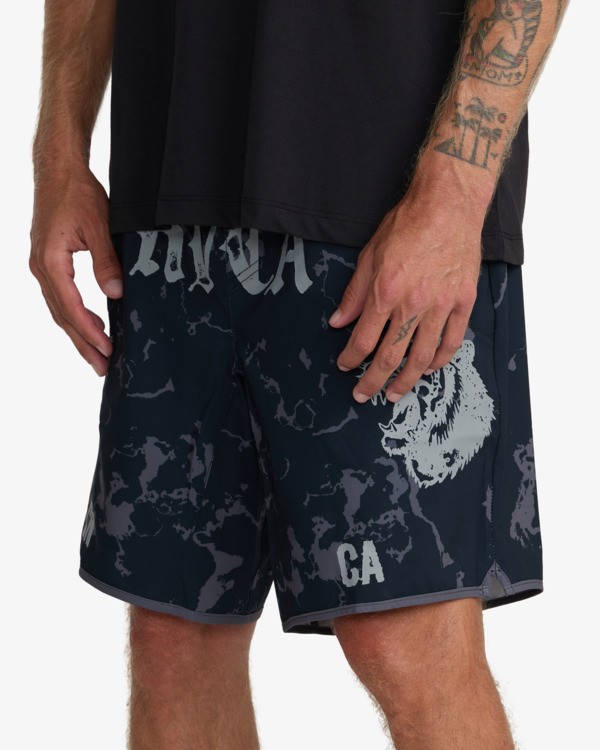 3 Yogger Stretch Contrast 17" Black 23MS102511 RVCA