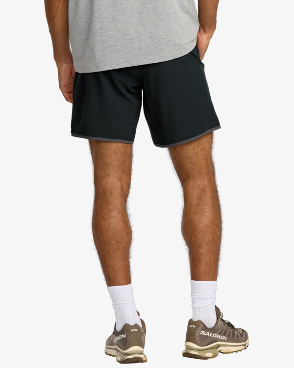 3 Yogger Stretch Contrast 17" - Calções para homem Preto 23MS102511 RVCA