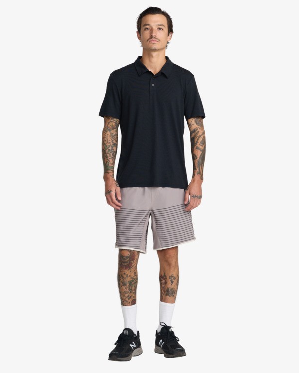 4 Yogger Stretch Contrast 17" Black 23MS102511 RVCA