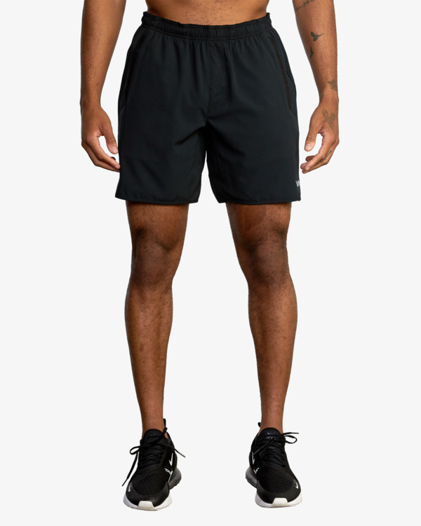 2 Yogger Stretch 17" - Elasticated Training Shorts for Men Black 23MS103500 RVCA