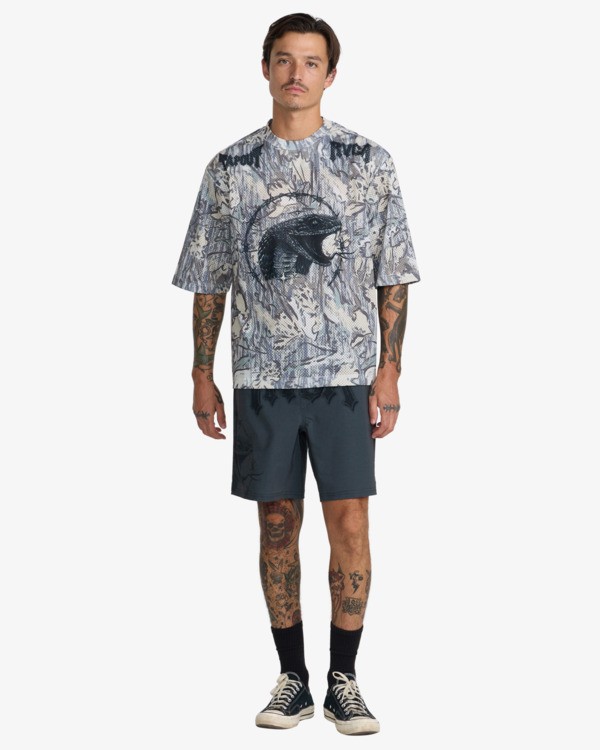 7 Tapout Fight Scrapper Black 23MS103612 RVCA