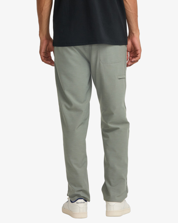 1 Yogger Ascend - Pantalón de cintura elástica para Hombre Verde 23MS121502 RVCA