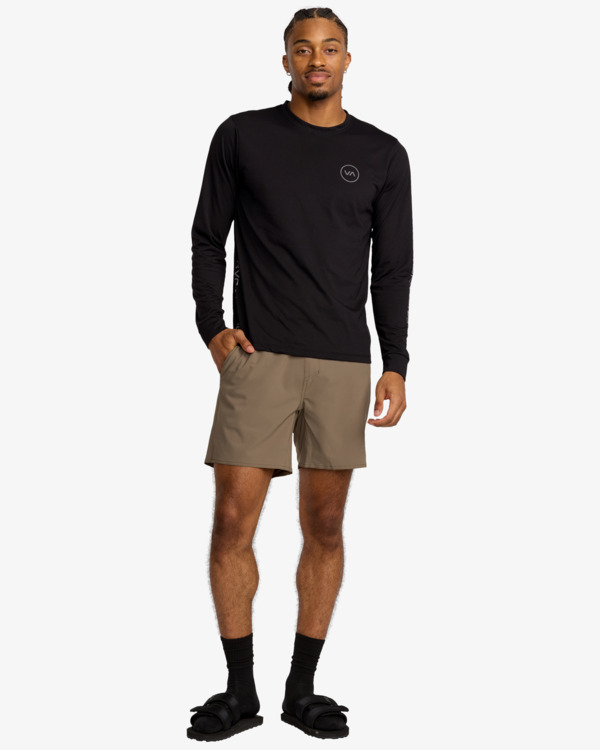 6 2X - Long Sleeve T-Shirt for Men Black 23MS363565 RVCA