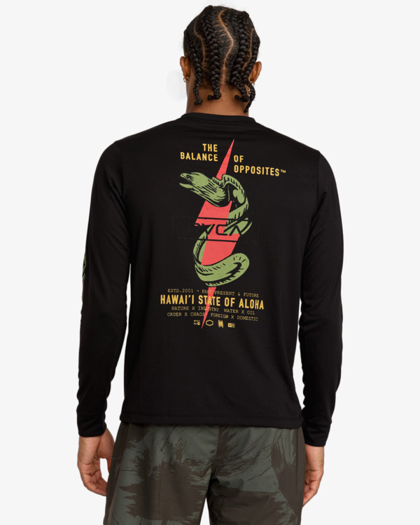 3 Shock Squad - Short Sleeve T-Shirt for Men Black 23MS363566 RVCA