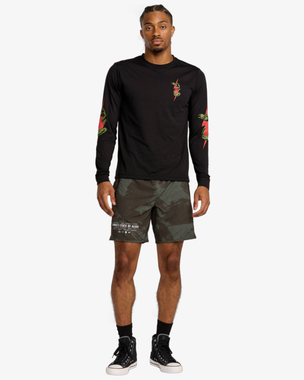 6 Shock Squad - Short Sleeve T-Shirt for Men Black 23MS363566 RVCA