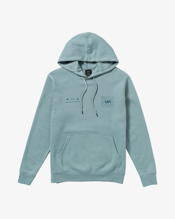 0 RVCA Pin Flip - Kapuzenpulli für Männer Grau 23MS411501 RVCA