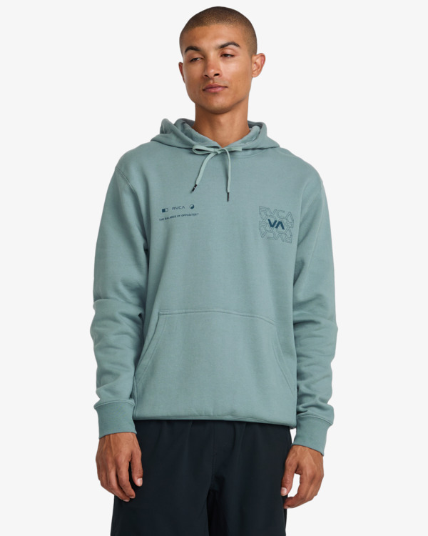 2 RVCA Pin Flip - Sweat à capuche pour Homme Gris 23MS411501 RVCA